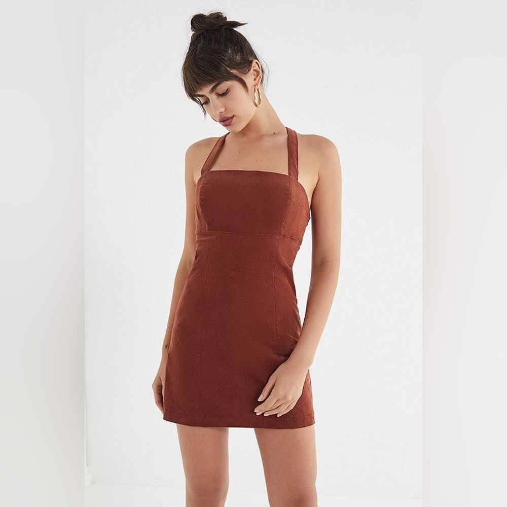 Urban Outfitters | Torin Corduroy Empire Waist Dress | Size S